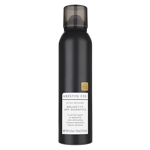 Kristin Ess Brunette Dry Shampoo Spray for Dark Hair | Oil Absorbing