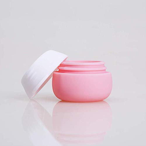 Silicone Travel Cream Jars TSA Approved - 4 Pack Leakproof
