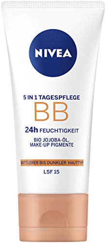 NIVEA BB Cream for Medium to Dark Skin Tones, 50 ml