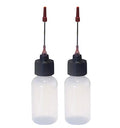 Liberty Products 2-Pack 1oz Plastic Squeeze Bottles Stainless Applicator