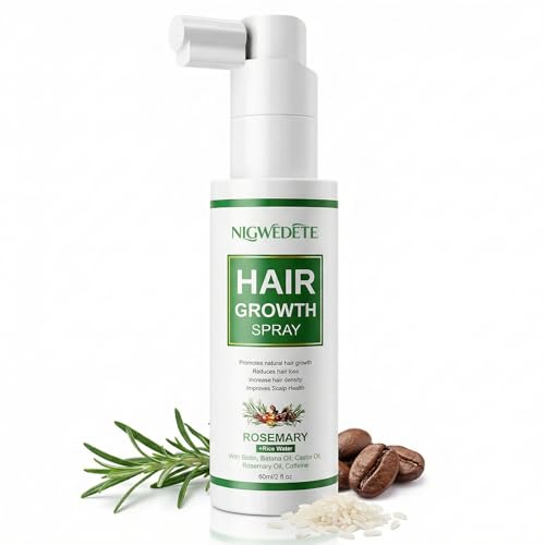 Rosemary & Rice Water Hair Growth Spray with Biotin & Caffeine - 2oz