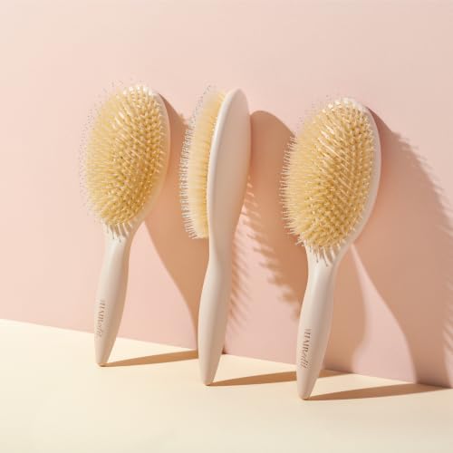 Boar Bristle Hair Brush - Detangling & Shine | The Hair Edit