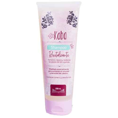 D'Luchi Kaba Revitalizing Rosemary Shampoo with Red Onion for Thicker, Fuller, Stronger and Healthier Hair, Free of Sulfates, Dyes and Parabens - 7.8 Oz