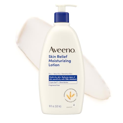 Aveeno Skin Relief Moisturizing Body Lotion - Dry, Sensitive Skin, 18 Fl Oz