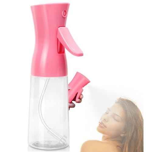 Spray Bottle For Hair,Continuous Water Mister for Hairstyling, Salons, Cleaning, Plants,Essential Oil Scents,Ultra Fine Mist Sprayer,6.8 OZ /200 ML-pink(Christmas Gifts)