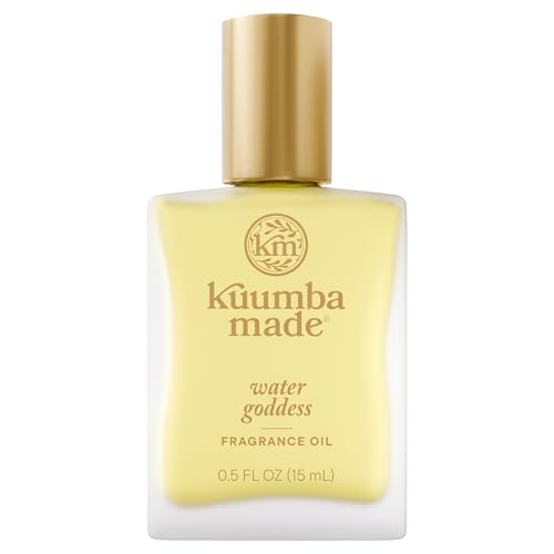 Kuumba Made Water Goddess Fragrance Oil, Long-Lasting Small-Batch Perfume Roller, Vegan, Alcohol-Free, 0.5 oz