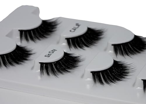 CALA 3D Faux Mink Lashes Sin City - 4 Pack