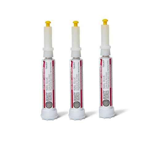 Beauty Secrets Drip & Clog Proof Nail Glue (3 Pack)