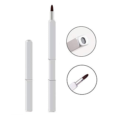 Retractable Lip Brush Applicator - Professional Lipstick Gloss Makeup Tool