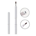 Exquisite Professional Lip Brush Applicators-Retractable Lipstick Brushes- Lipstick Gloss Makeup Brush Tool For Women and Girls (Silver)
