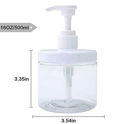 500ml Pump Bottle Dispenser | Refillable Bathroom Container