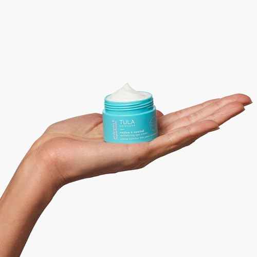 TULA Skin Care Revive & Rewind Revitalizing Eye Cream - Smooth Fine Lines, Dark Circles & Puffiness, 0.5 oz.