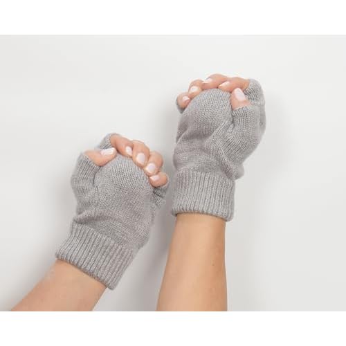 Hand Contracture Gloves with Therapy Ball ? Palm Protector for Clenched Fists ? Support for Dementia, Neurological & Motor Disorders ? Helps Prevent Nail-to-Palm Injury