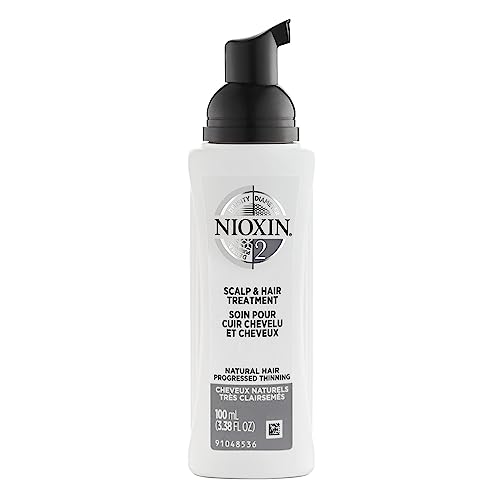 Nioxin System 2 Scalp & Hair Treatment, Natural Hair with Progressed Thinning, 6.8 oz