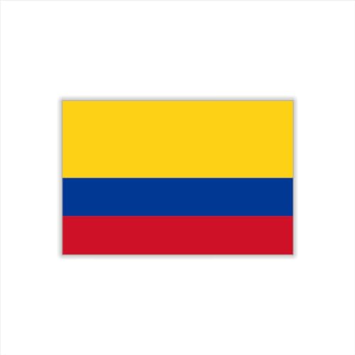 30 Sheets Columbia Flag Temporary Tattoos Fans Face Tattoo Stickers for Adults Kids Group Activity Props