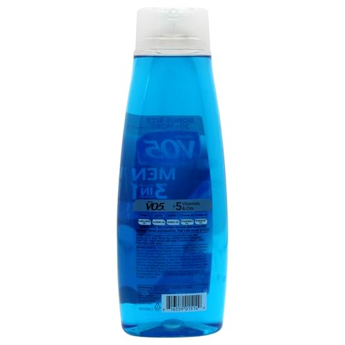 VO5 3-in-1 Shampoo Conditioner Body Wash, Ocean Surge, 15 oz