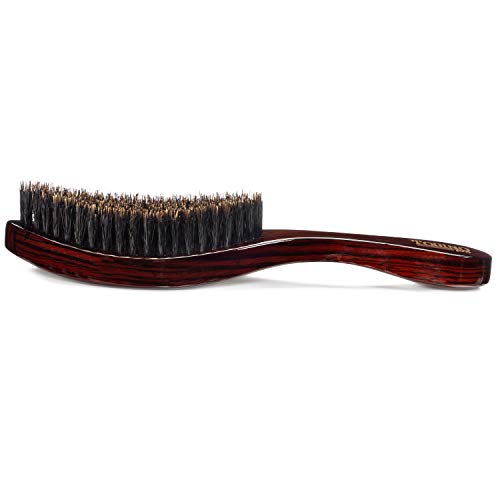 Torino Pro Medium Curve Wave Brush By Brush King - #1710 - Firmest medium out of all mediums - 360 Curved Medium - Great for Wolfing and connections - For 360 Waves