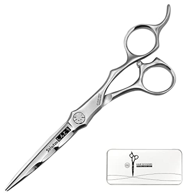 6.0" Professional Hair Scissors Japanese 440C Convex Edge