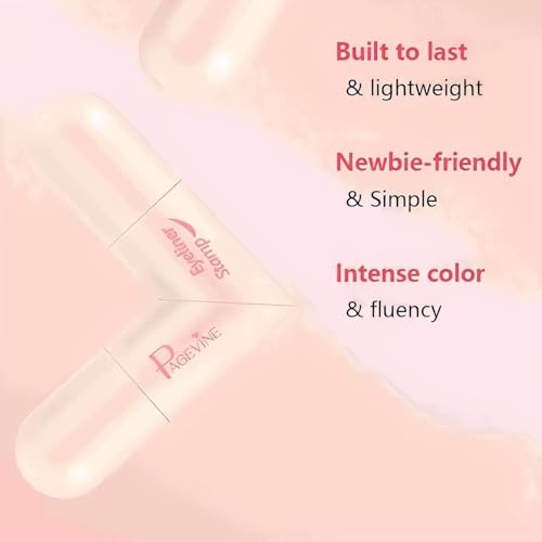 Winged Eyeliner Stamp Pen Dual Head Rotating Design, Quick-Dry, Long-Lasting, Smudge-Proof for Easy Cat Eye (1#/Black)