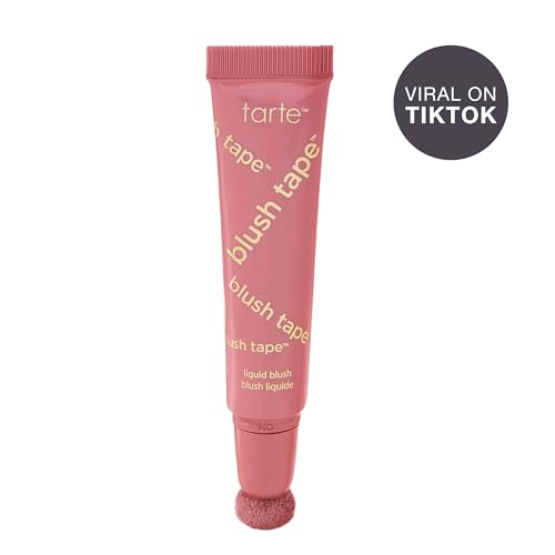 tarte Blush Tape Liquid Cheek Makeup - Rose Buildable Cream Blush, Vegan & Cruelty-Free