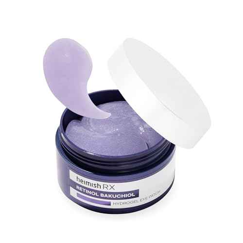 HEIMISH RX Retinol Bakuchiol Hydrogel Eye Patch - Anti Aging Under Eye Patches, Hydrating Formula with Retinol, 2% Niacinamide for Dark Circles, Puffiness & Wrinkles, Korean Skincare, 1.4g/60ea