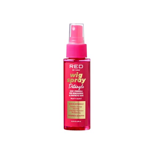 Red by Kiss Wig Spray - 6-in-1 Shine & Detangle (2oz)