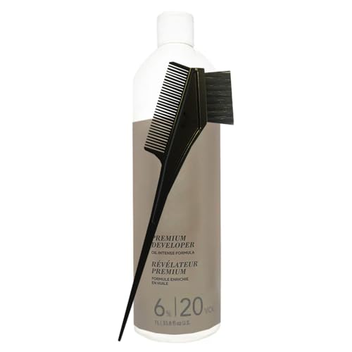 Blond-Me 20 Volume Developer 33.8oz + Hair Tint Brush Bundle