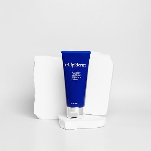 Trilipiderm All-Body Moisture Retention Cr?me ? Plant-Based All-Day Lightweight Hydration for Body and Face, Meadowfoam, Lipid Replacement, Travel-Size TSA-Approved 3 Ounce Tube