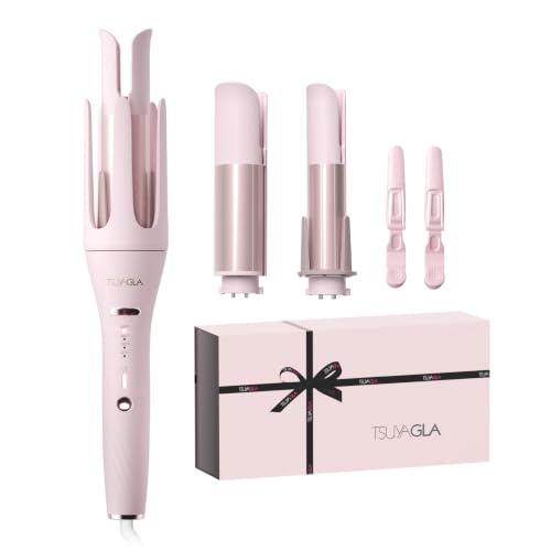 3-in-1 Automatic Curling Iron with 3 Ceramic Barrels (1"-1.5")
