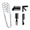 5-Piece Root Lift Texture Comb Set for Men & Women