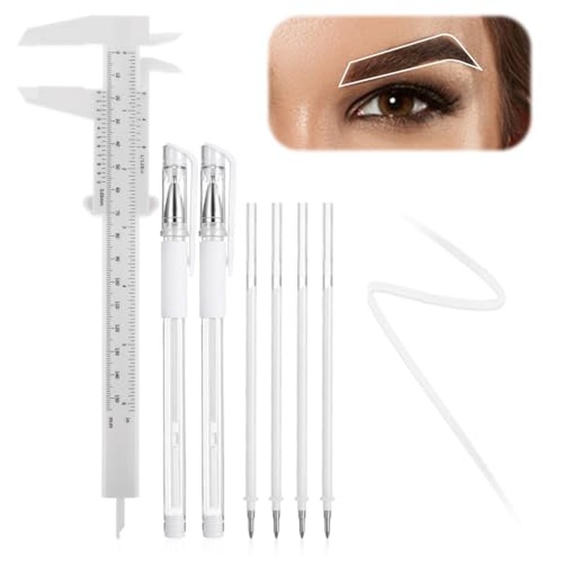 Cobee Eyebrow Mapping Pen Set with 4 Refills & Ruler