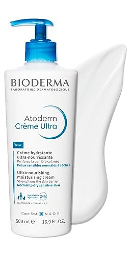 Bioderma- Atoderm Cream Ultra DUO - Face and Body Ultra Nourishing Cream for Normal to Dry Skin- Hydration for the whole family - With omegas 3-6-9