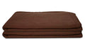 NRG Deluxe Flannel Flat Massage Table Sheet - 100% Cotton, Dark Chocolate