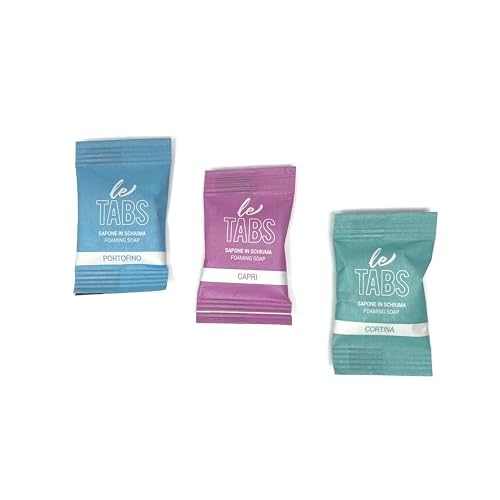 LeTABS by Napkin 2 Pack Foaming Hand Soap Refill - Pack of 6 with Mixed Scents - Can Use in Kitchen and Bathroom - Environmentally Friendly Compressed Foaming Hand Soap Refill