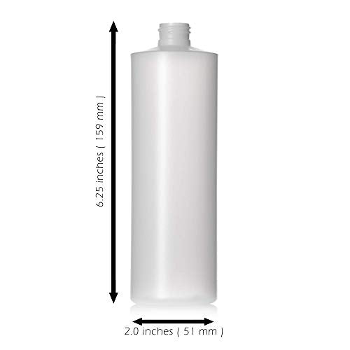8oz HDPE Squeeze Bottles with Disc & Squirt Caps (3-Pack)