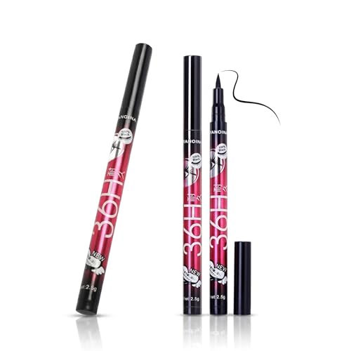 Waterproof Black Eyeliner Pencil - 3 Pack Long Lasting
