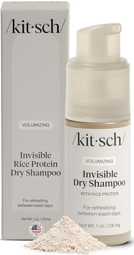 Kitsch Volumizing Rice Protein Dry Shampoo Powder Pump - 1 oz Travel Size