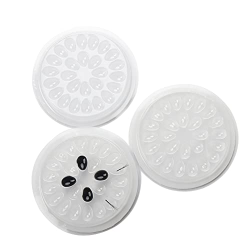 30Pcs Self-Adhesive Eyelash Glue Holder Trays