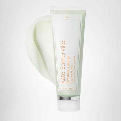 Kate Somerville ExfoliKate Cleanser – Daily Exfoliating Foaming Face Wash, Clinically Formulated Glycolic Acid and Lactic Acid Gentle Facial Scrub, 4 Fl Oz