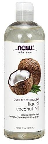 NOW Solutions, Liquid Coconut Oil, Light and Nourishing, Promotes Healthy-Looking Skin and Hair, 16-Ounce