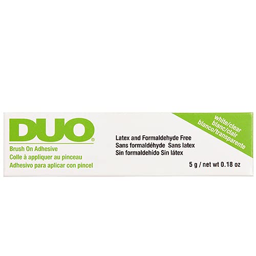 DUO Clear Brush-On False Eyelash Adhesive - Waterproof, 0.18oz