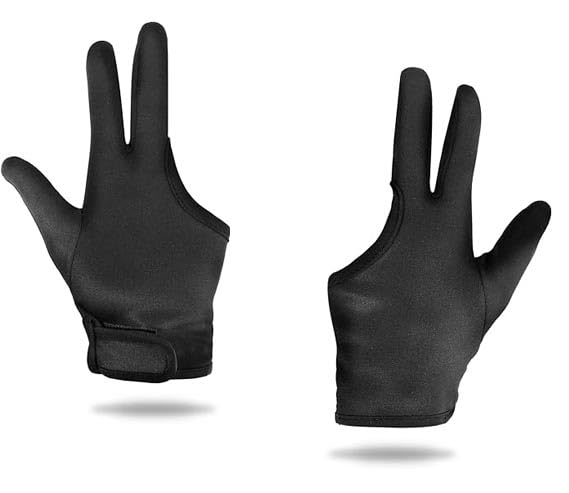 Heat Resistant Hair Styling Gloves 450°F 3-Finger Professional