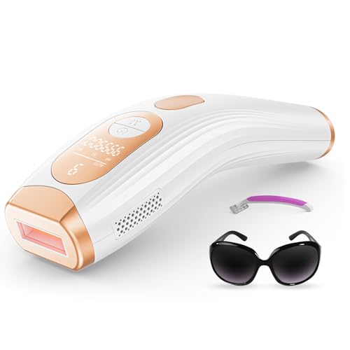 Laser Hair Removal Device for Face & Body - IPL 3.0 Red Light Technology, 94% Permanent Results