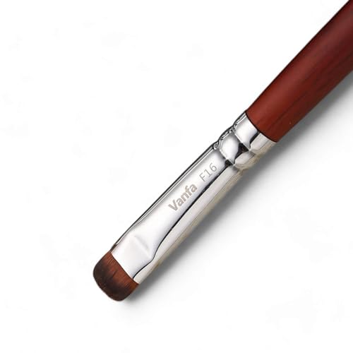 French Manicure Clean Up Brush for Gel Polish - Flat Nail Art Brush F16
