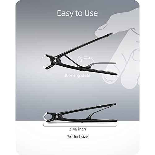 Straight Nail Clipper, 17mm Wide Jaw Opening Toe Nail Clippers, Extra Large Toenail Clippers for Thick Toenails, Heavy Duty Toenail Clippers for Seniors, Men, Women