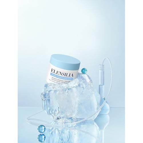 Elensilia Escargot Original Soothing Cream ? Lightweight Hydrating & Soothing Snail Cream for Sensitive Skin, Daily Facial Moisturizer for Calm & Comfortable Complexion ? 50 g(1.76 oz)