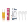 Dermaplaning Tool (9 Count) and Dermaplane Oil Bundle ? Easy to Use Face Razor with Smooth Glide Shave Oil for Gentle Exfoliation