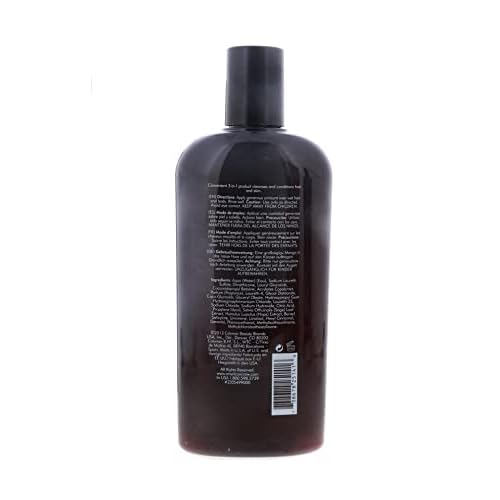 American Crew Classic 3-in-1 Shampoo, Conditioner & Body Wash, 15.2 oz (Pack of 3)