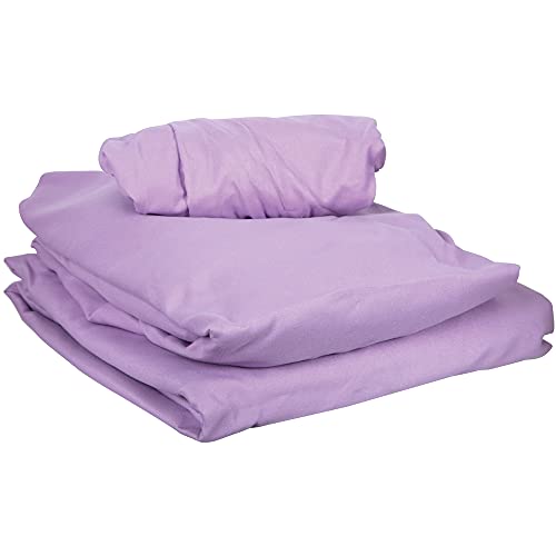 ForPro Premium Microfiber Massage Sheet Set Lavender - 3-Piece Professional Table Linens