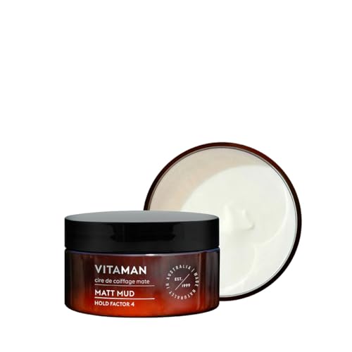 VITAMAN Matt Mud - Strong Hold Matte Hair Styling Paste